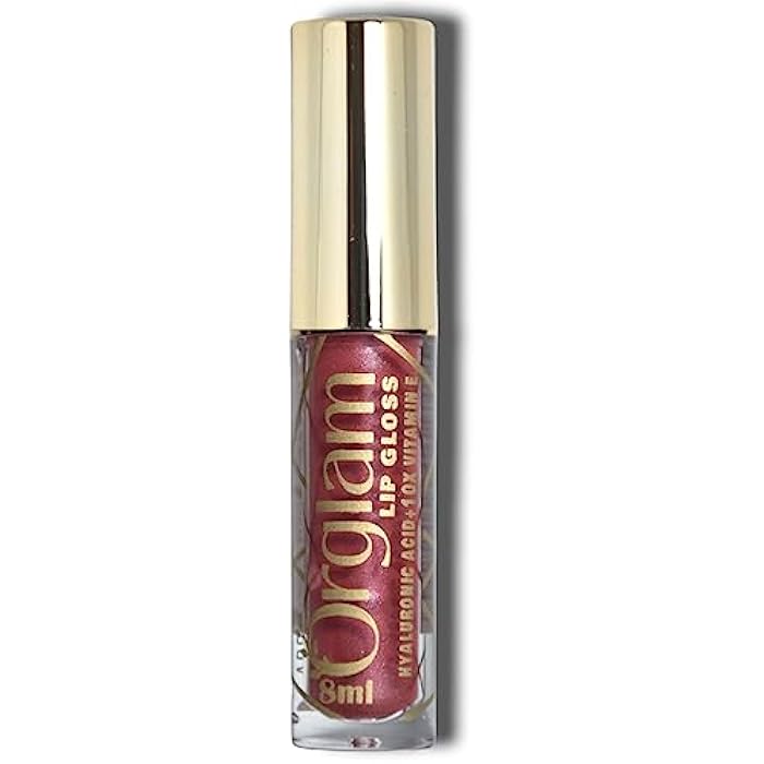 Orglam Rossey Lip Gloss-Long Lasting (Hyaluronic acid+10x vitamin E)… - Image 1
